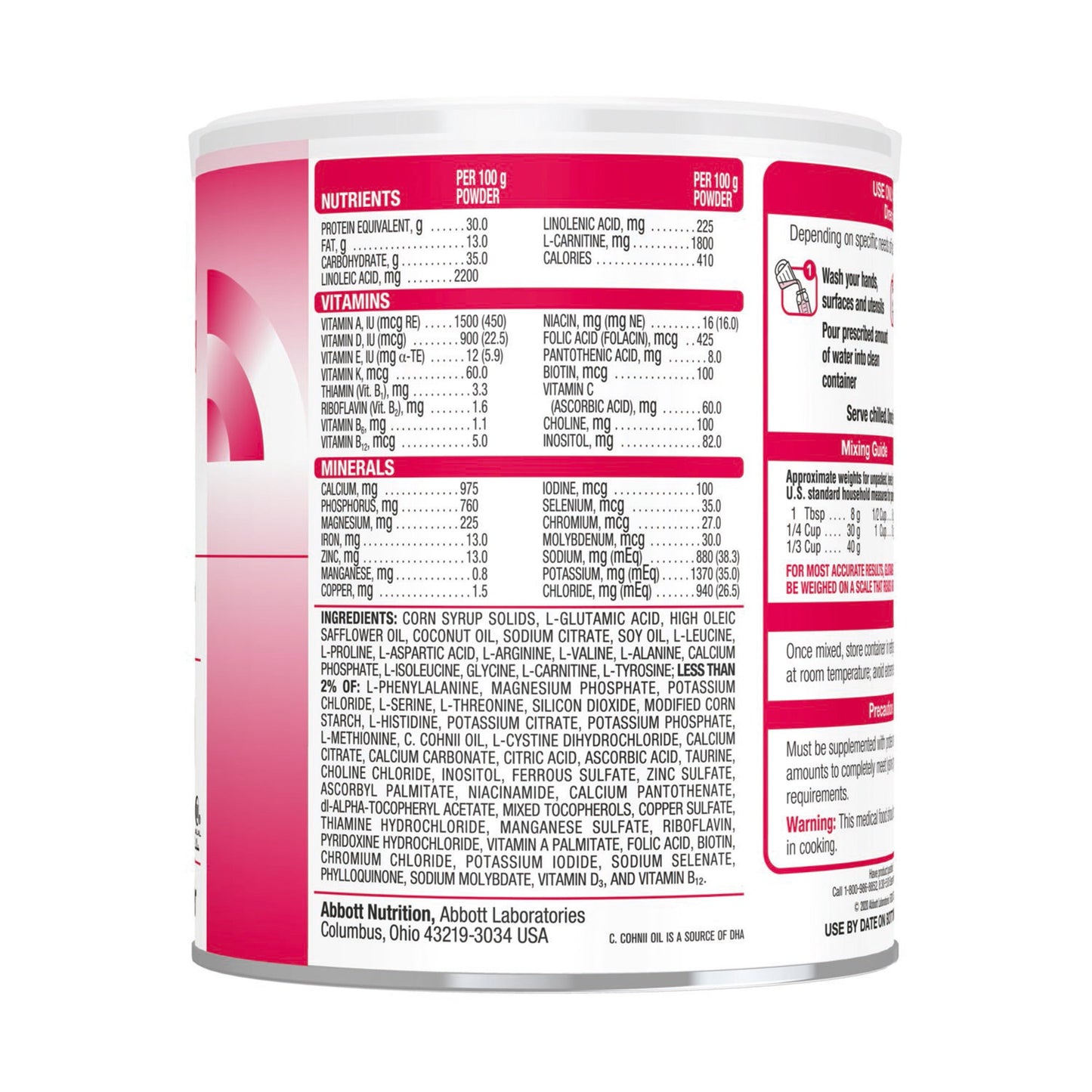 Glutarex®-2 Amino Acid–Modified Medical Food for Glutaric Aciduria Type I