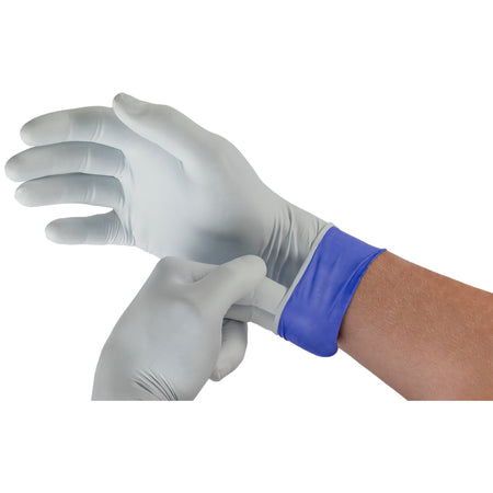 Microflex 1088186 LifeStar EC Nitrile Extended Cuff Length Exam Glove, Extra Large