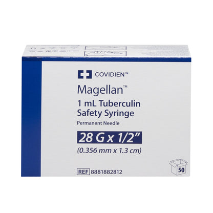 Magellan™ Tuberculin Syringe with Needle, 28 Gauge, 1/2 Inch Needle Length
