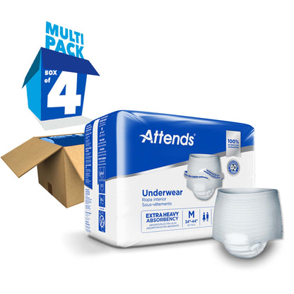 Attends® Care APV20 Pull On with Tear Away Seams Adult Medium Unisex Disposable Heavy Absorbency