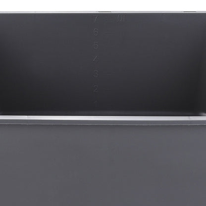 McKesson Wash Basin, Rectangle, 7 Quart, Gray