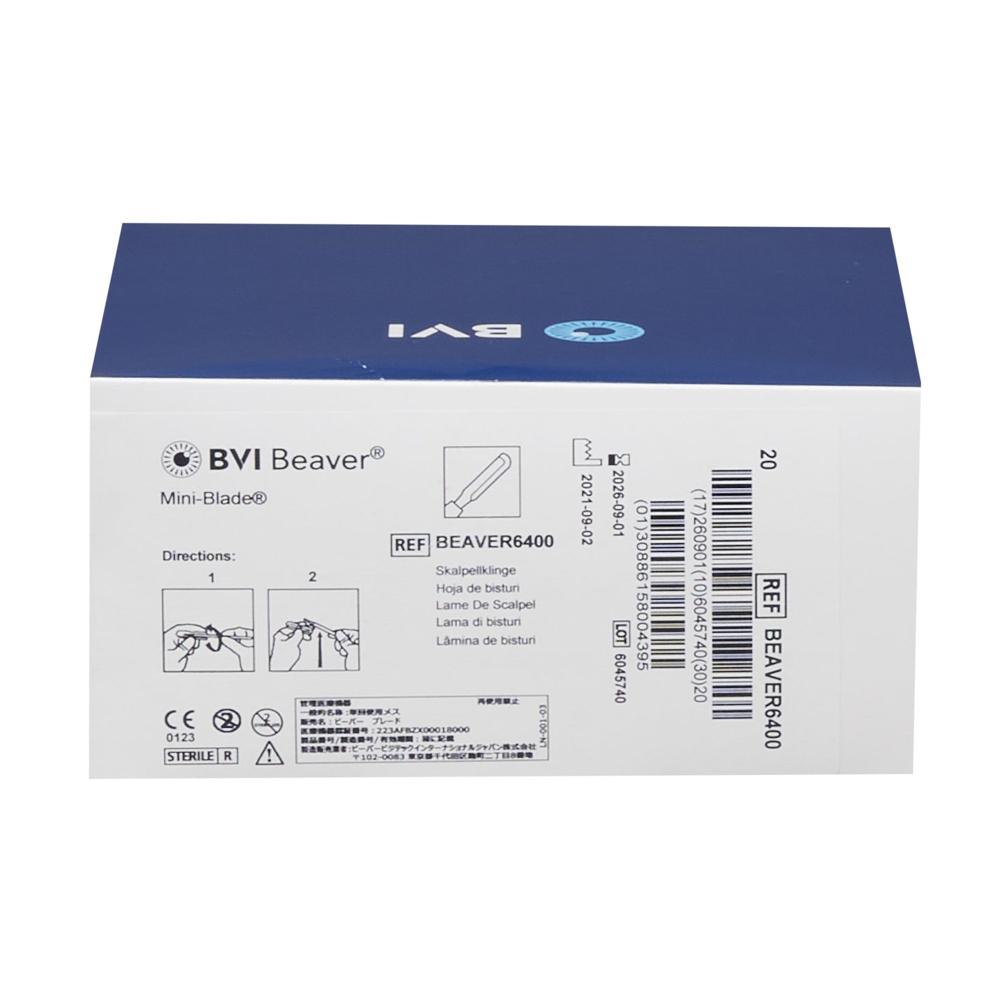 Beaver® 6400 Mini-Blade® Surgical Blade