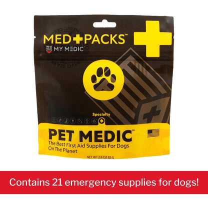 Med Packs™ First Aid Kit for Pets – Dog Injury Supplies in Portable Pouch