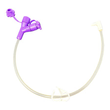 Enteral Feeding Extension Set Vesco 12 Inch, Right Angle, NonSterile