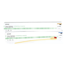 Foley Catheter McKesson 2-Way Standard Tip 5 cc Balloon 18 Fr. Hydrophilic Polymer Coated Latex