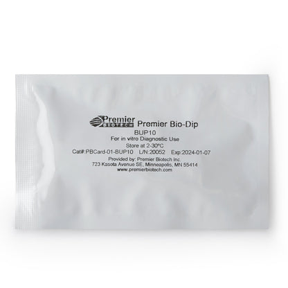 Premier Bio-Dip Single Drug (Buprenorphine) Drugs of Abuse Test