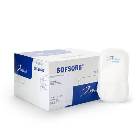 DeRoyal 46-101 Sofsorb Absorbent Wound Dressing, 4 x 6 inch