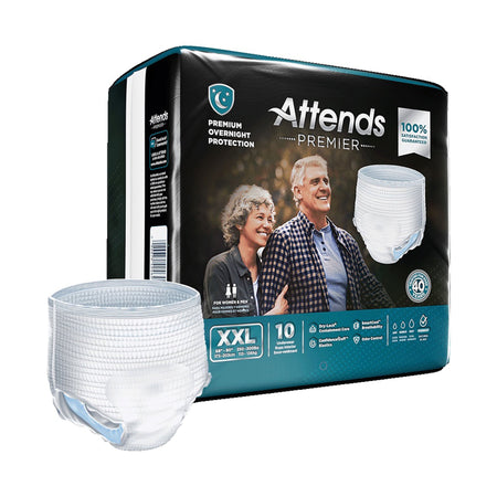 Attends ALI-UW50 Premier Absorbent Underwear, 2X Large