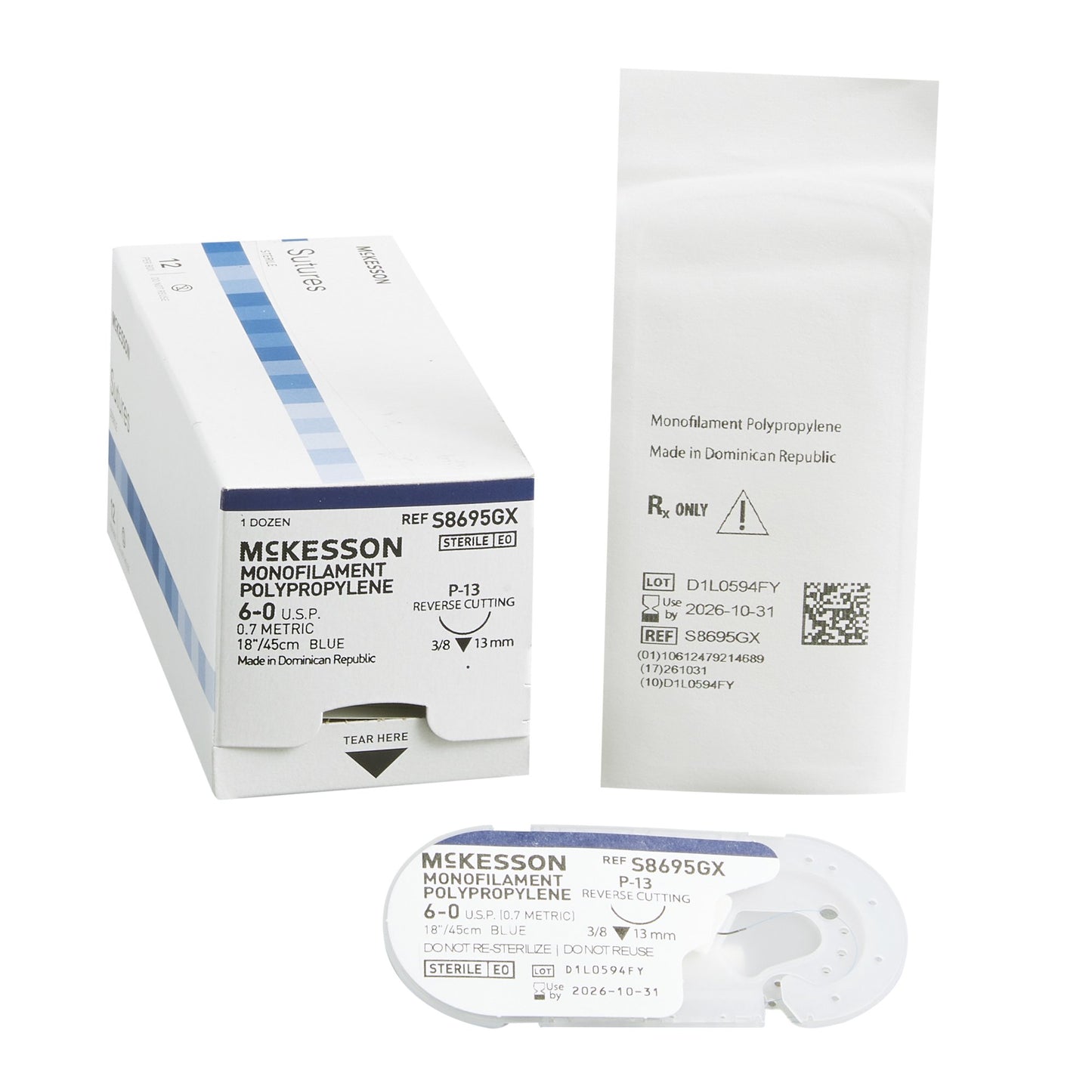 McKesson Suture with P-13 Needle