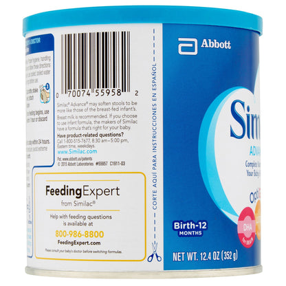 Similac® Advance® 20 Infant Formula, Powder, 12.4-ounce can