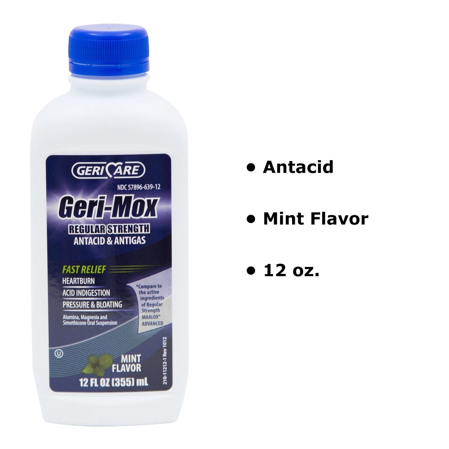 Geri-Care® Geri-Mox Aluminum Hydroxide / Magnesium Hydroxide Antacid