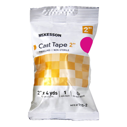 McKesson Pink Cast Tape, 2 Inch x 4 Yard