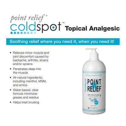 Point Relief™ ColdSpot™ Topical Pain Relief, 32-ounce pump bottle