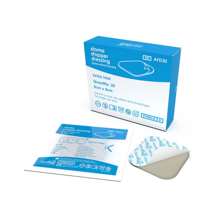 HR Healthcare 1153356 Ace Thin Hydrocolloid Dressing, 2 x 2 Inch, Up to 4 Inch Length