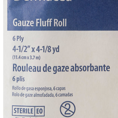 Dermacea™ Sterile Fluff Bandage Roll, 4-1/2 Inch x 4-1/10 Yard, 6-Ply