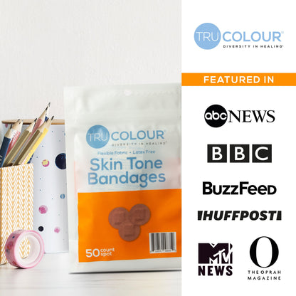 TruColour® Brown Adhesive Strip, Spot