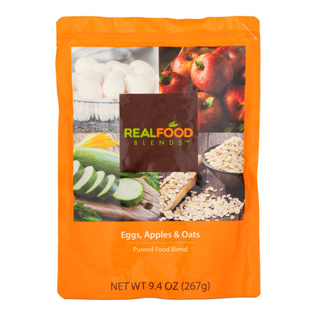 Nutricia North America 176989 Real Food Blends Eggs, Apples & Oats Puree Food Blend for Tube Feeding, 9.4-oz.