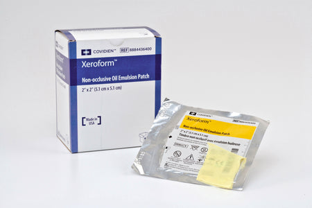 Cardinal 8884436400 Xeroform Nonocclusive Petrolatum Impregnated Dressing, 2 x 2 inch