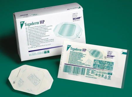 Solventum 9536HP 3M Tegaderm HP Transparent Film Dressing, 4 x 4¾ Inch Oval