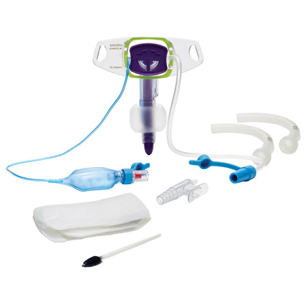 ICU Medical 101/875/080 Portex BLUselect Suctionaid Cuffed Tracheostomy Tube Kit