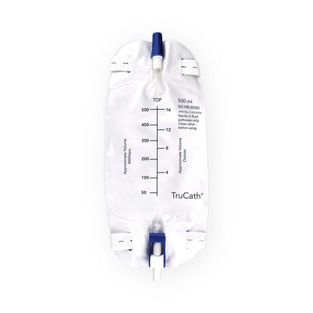 HR Healthcare HRLB500 TruCath Premium Urinary Leg Bag, 500 mL