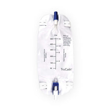 Urinary Leg Bag TruCath™ Premium Without Valve Sterile 500 mL Vinyl / Flocked