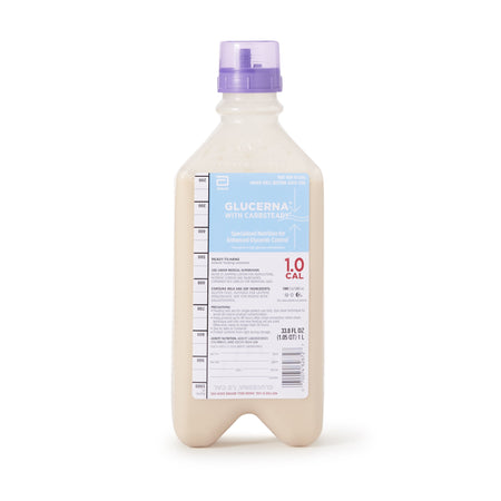 Abbott Nutrition 62671 Glucerna with Carbsteady 1.0 Tube Feeding Formula, 33.8-ounce Carton
