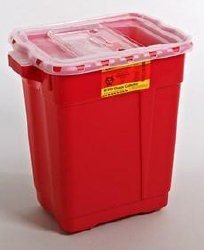 BD 305609 Multi-purpose Sharps Container, 19 Gallon, 26-1/4 x 20 x 14-3/4 Inch