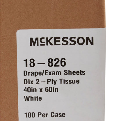 McKesson Nonsterile Physical Exam Drape, 40 x 60 Inch