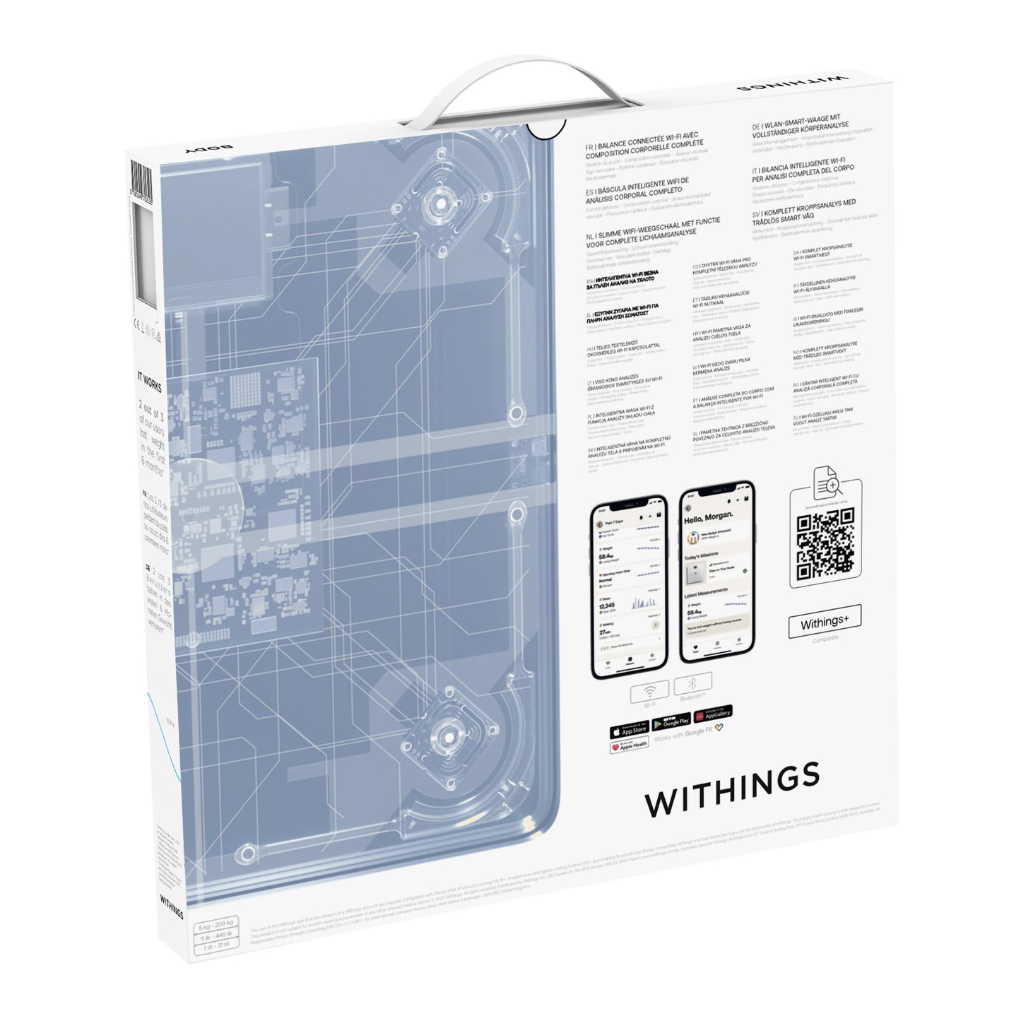 Withings Body Comp Wifi Smart Scale, White