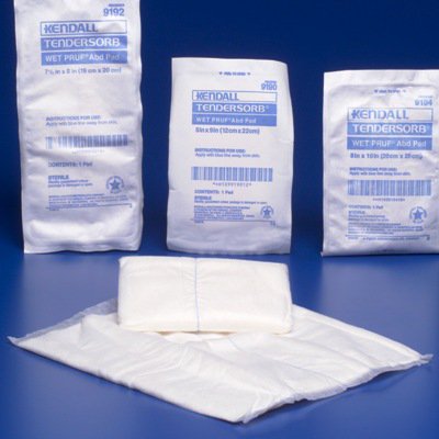 Cardinal 8190A Curity Abdominal Pad, 5 x 9 Inch