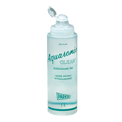 Aquasonic Clear Ultrasound Gel, 8.5 oz Squeeze Bottle by Parker Labs product image - view 2