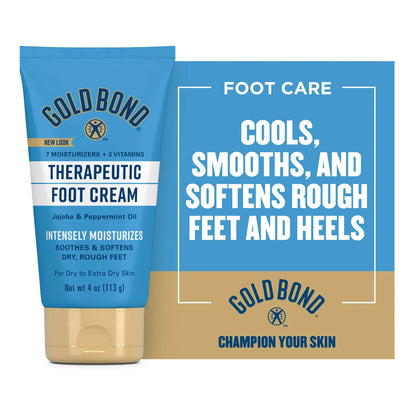 Foot Moisturizer Gold Bond® Therapeutic 4 oz. Tube Scented Cream