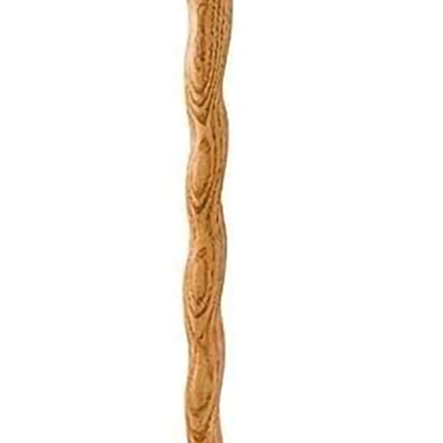 Brazos™ Twisted Oak Hitchhiker Handcrafted Walking Stick, 55-Inch, Tan
