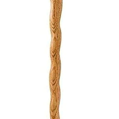 Brazos™ Twisted Oak Hitchhiker Handcrafted Walking Stick, 55-Inch, Tan