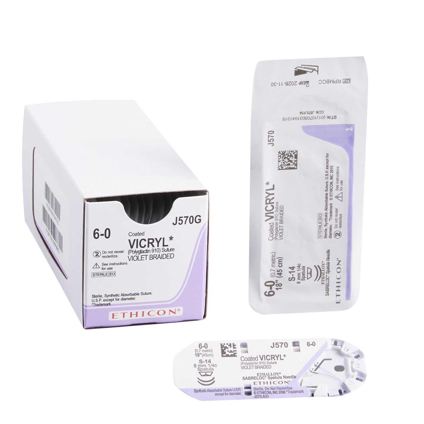 Coated Vicryl™ Suture with Needle