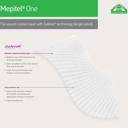 Mepitel® One Silicone Dressing, 4 x 7 inch