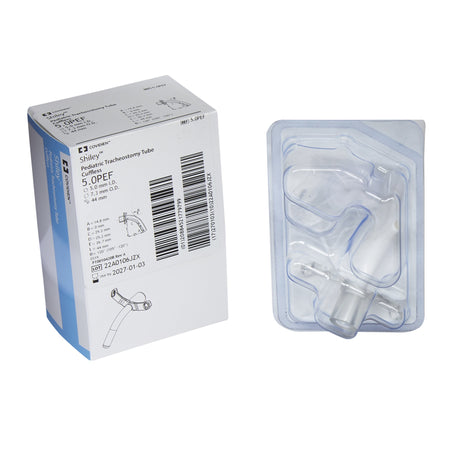 Medtronic 1141337 Uncuffed Tracheostomy Tube Shiley Size 5.0 Pediatric