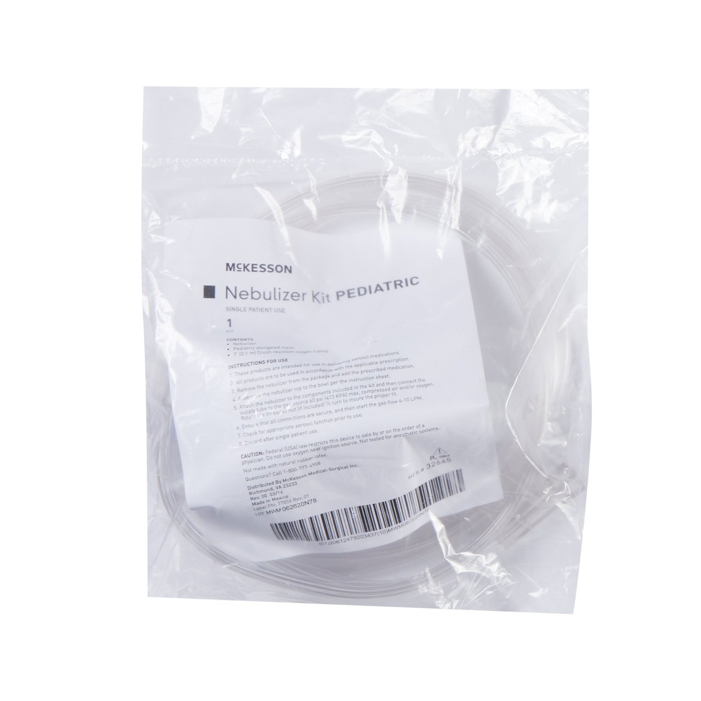 McKesson Nebulizer Kit, Pediatric Aerosal Mask