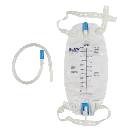 Teleflex 453932 Easy Tap Urinary Leg Bag, 950 mL