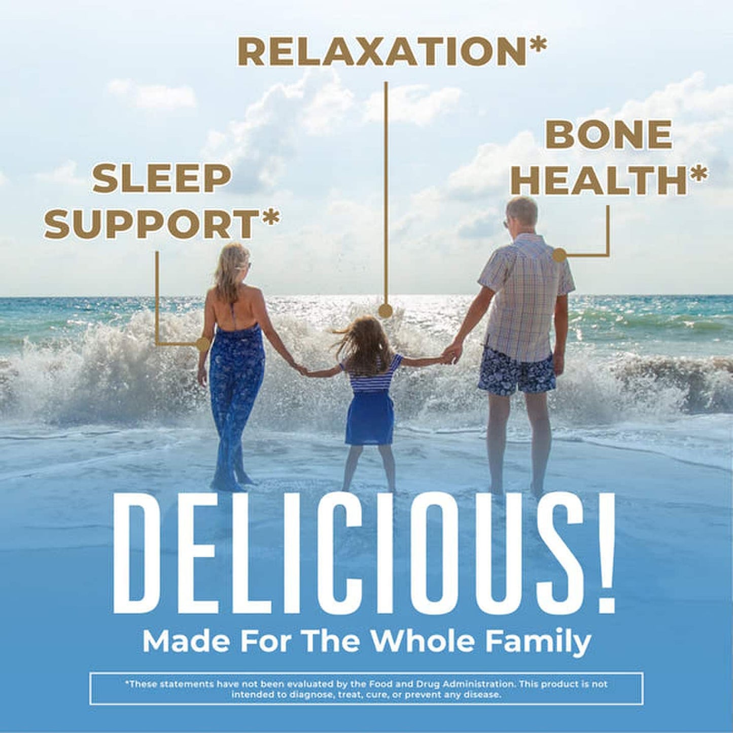 Dietary Supplement Mary Ruth's® Liquid Nighttime Multimineral Vitamin C / D / Calcium / Magnesium 1 mg - 1.7 mcg - 60 mg - 10 mg Strength Liquid 30 oz. Coconut Flavor