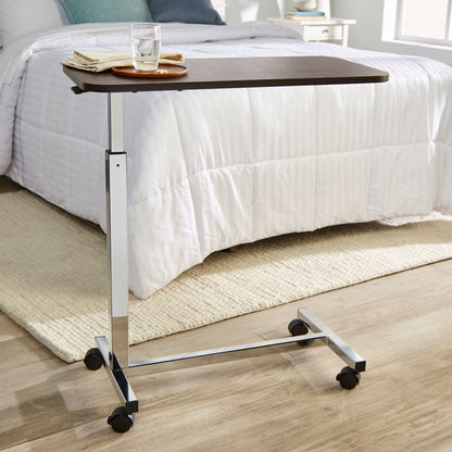McKesson Overbed Table, Spring-Assisted Lift, 28.25 – 43.25 Inch Height Range