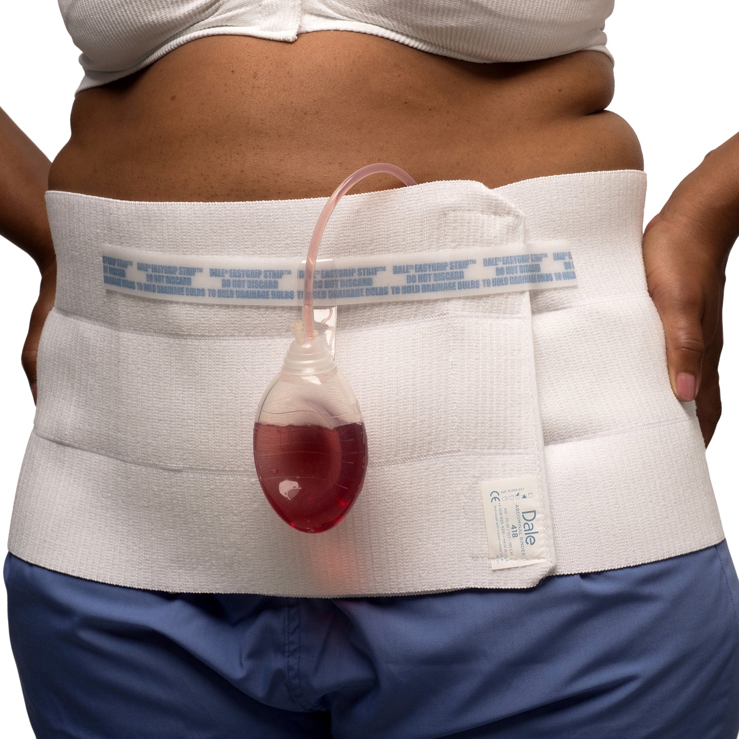 Dale® 3 Panel Abdominal Binder with EasyGrip™ Strip, 30 – 45 Inch Waist