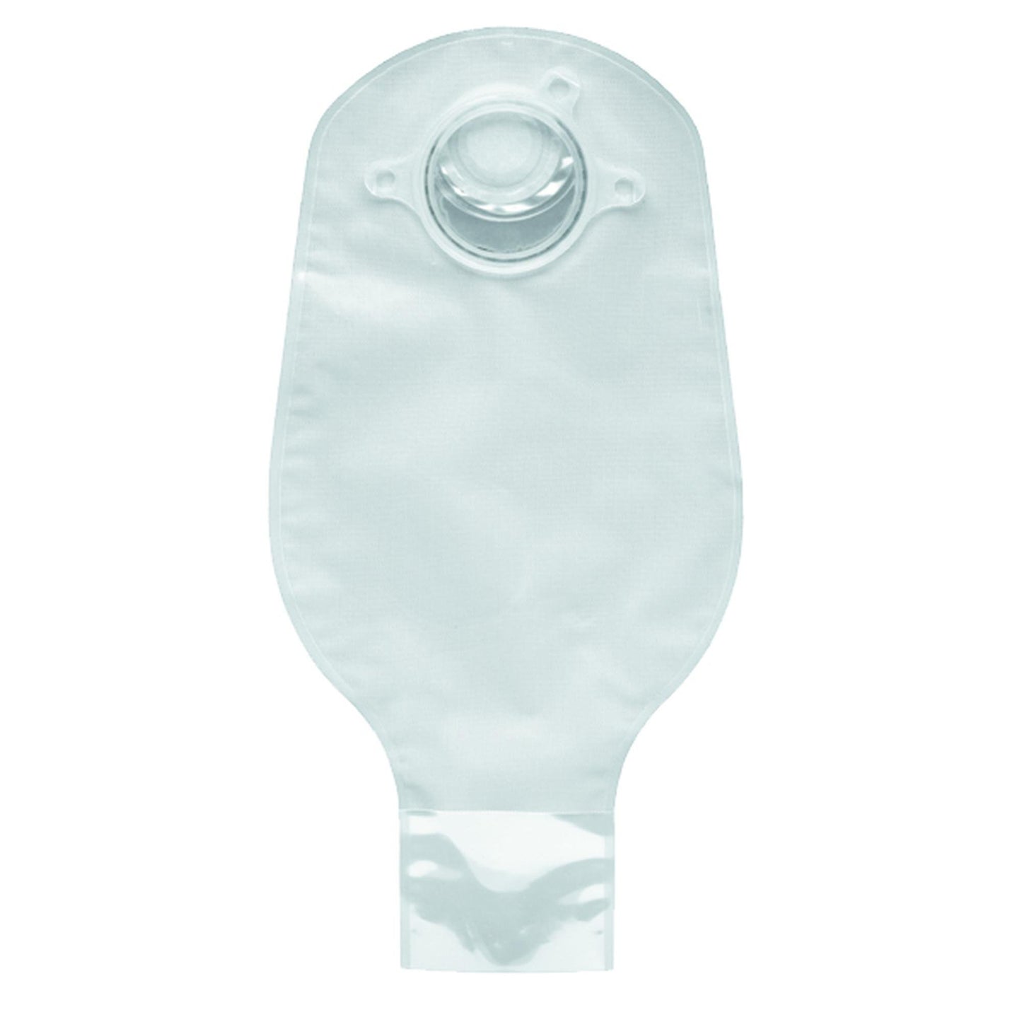 Sur-Fit Natura® Two-Piece Transparent Colostomy Pouch, 12 Inch Length, 1½ Inch Flange