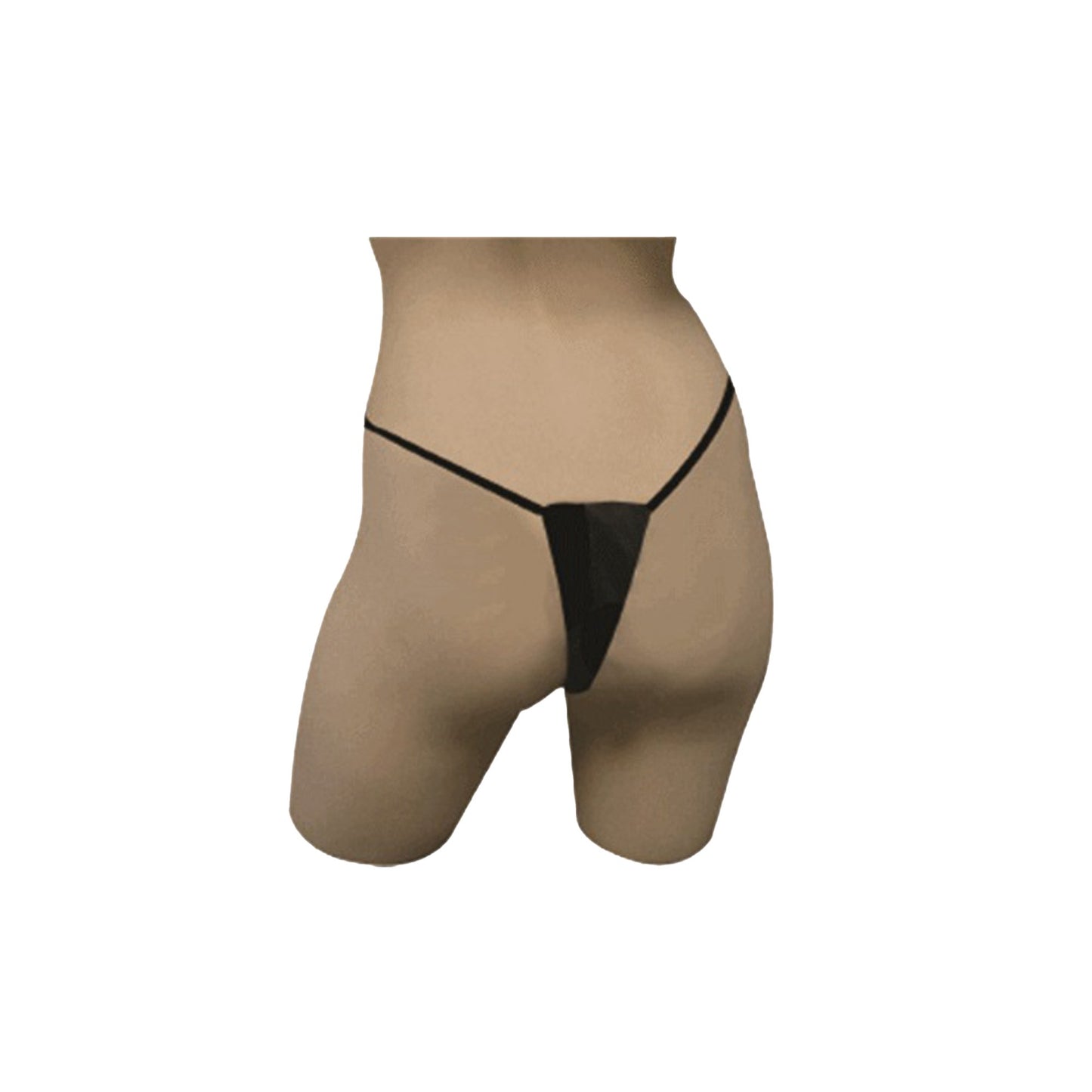 Dukal Reflections™ Spa Thong Panty, Black