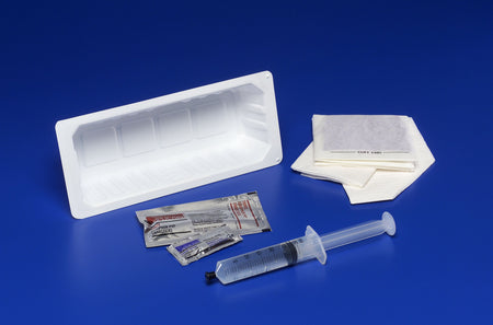 Cardinal 76010 Dover Universal Indwelling Catheter Tray, 10cc Syringe, PVP
