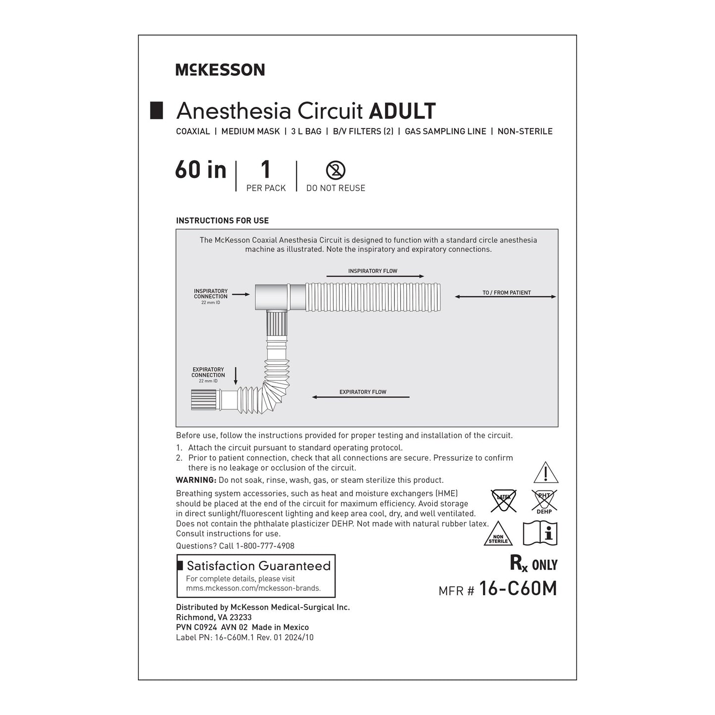 McKesson Anesthesia Circuit
