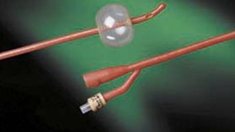 Bard 0102L22 Bardex Lubricath Foley Catheter, 22 Fr., Medium, Coude Tip