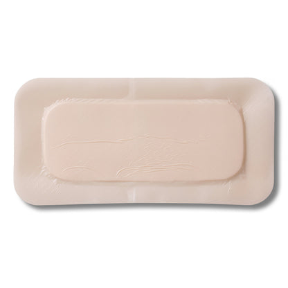 Aquacel® Silicone Adhesive with Border Silicone Foam Dressing, 4 x 8 Inch