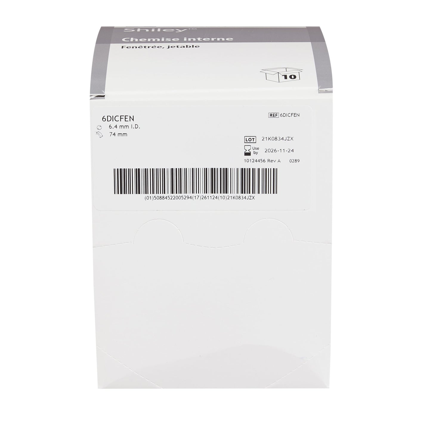 Shiley Size 6 Inner Fenestrated Tracheostomy Cannula | 6DICFEN